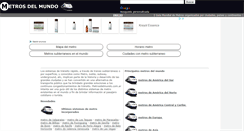 Desktop Screenshot of metrosdelmundo.com.ar
